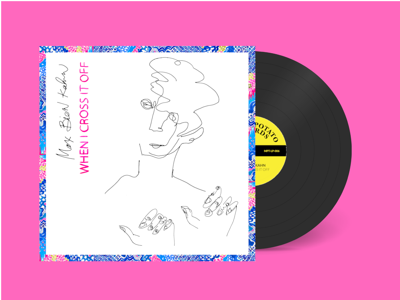 Max Bien Kahn - 'When I Cross It Off' limited vinyl